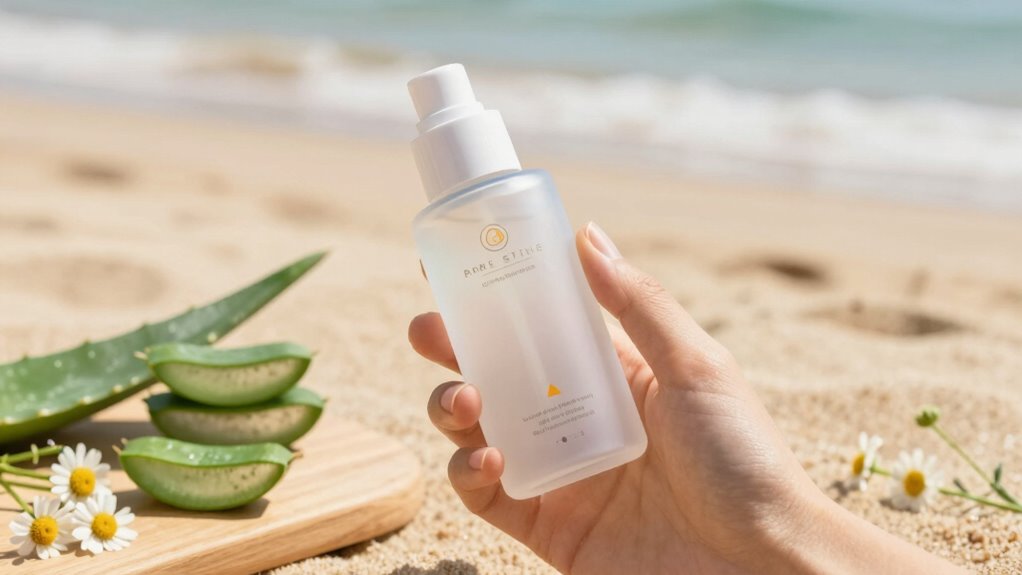 avoid irritants and chemical filters