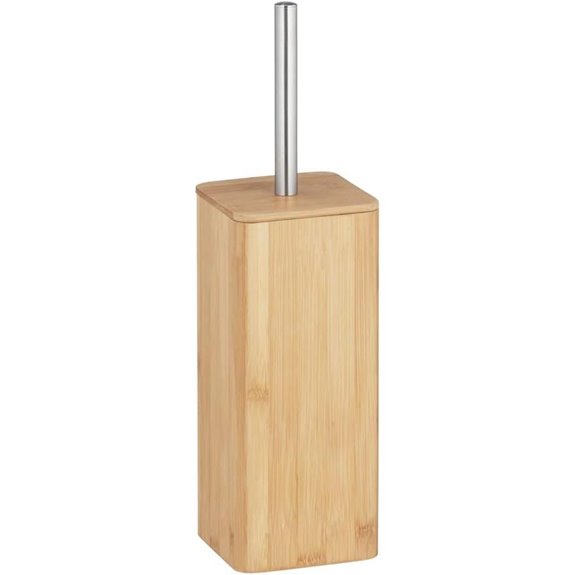 WENKO Bambus-Toilettenbürsten-Set mit austauschbarem Kopf