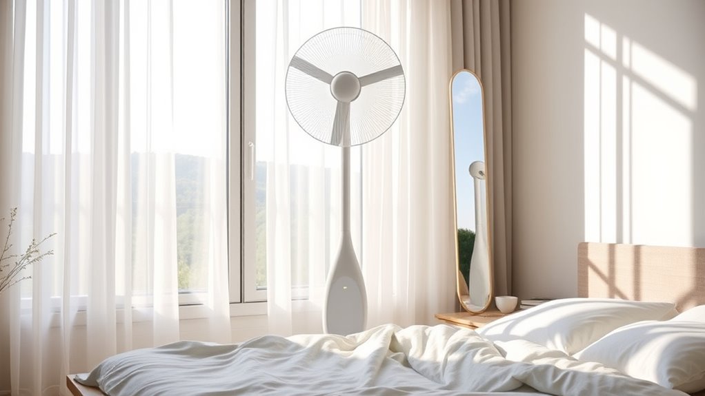 bedroom bladeless fan considerations