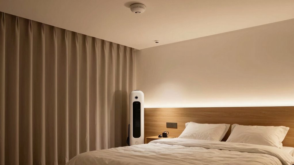 Schlafzimmer-Heizegerät Brandschutz