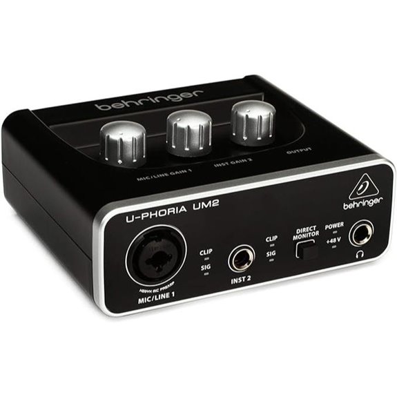 Behringer UM2 USB-Audio-Interface mit Mikrofonvorverstärker