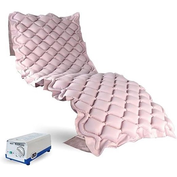 Alterning-Luftmatratze mit Pumpe Beige