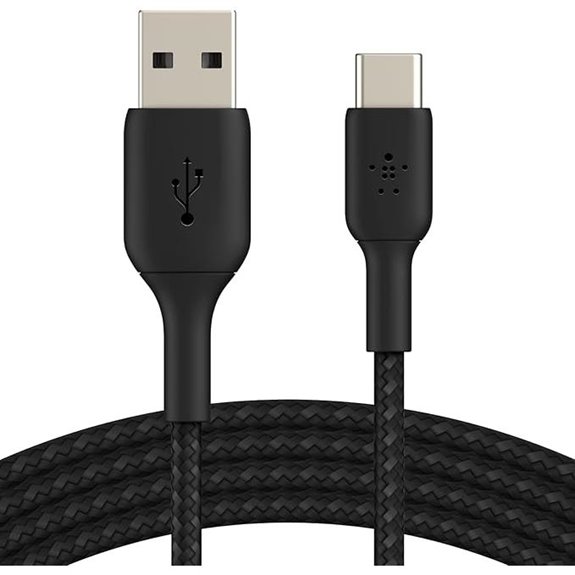 Belkin USB-C Gewebe Ladekabel (1 m Schwarz)