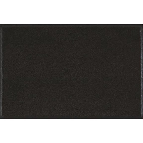 Wasch- und Trockenmatte Türmatte Schwarz 40x60 cm Schwarz