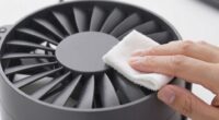 bladeless fan intake cleaning