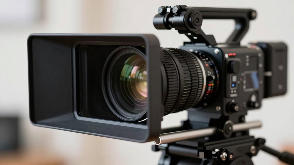Blockieren Sie Blendung mit Matte Boxes