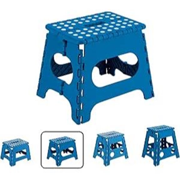 Post – TB 027 Ein Hocker Faltbar 29 x 22 x 27 cm Blau