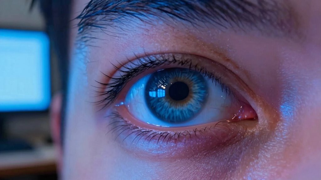 Blaues Licht erhöht die Augenmüdigkeit