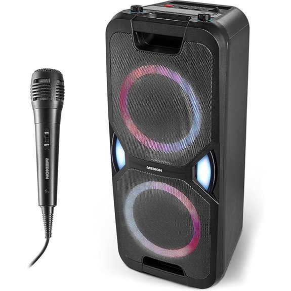 Medion-Party-Soundsystem mit Bluetooth & Mikrofon