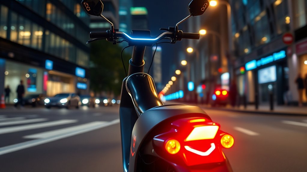 bright visible well placed lights