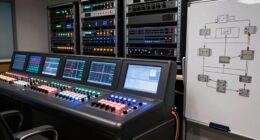 broadcast equipment and setup