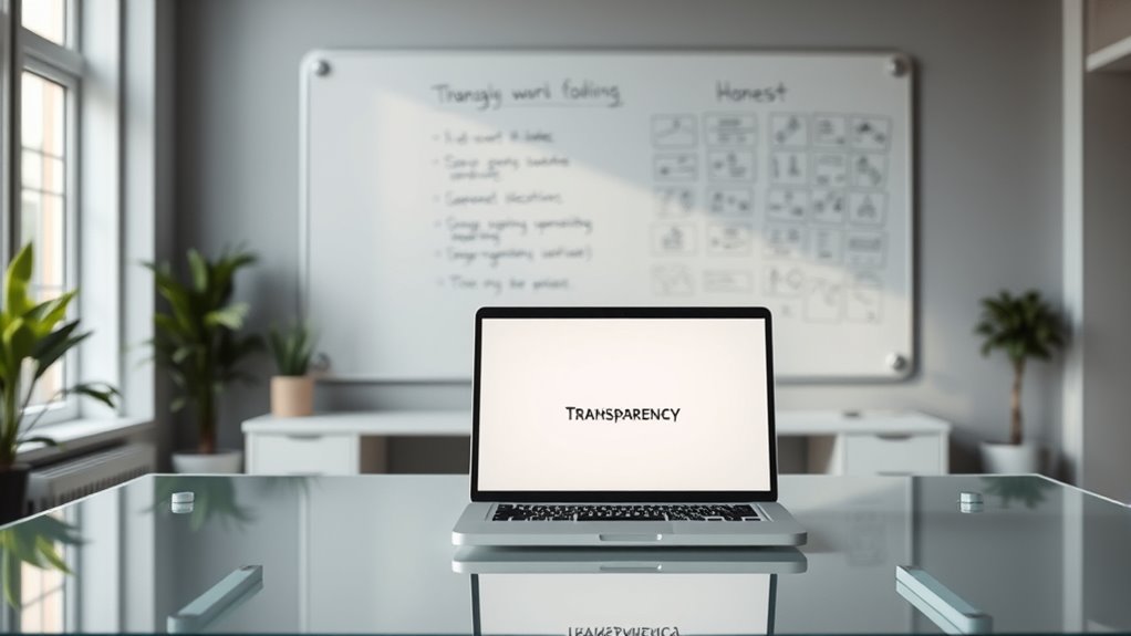 building trust through transparency