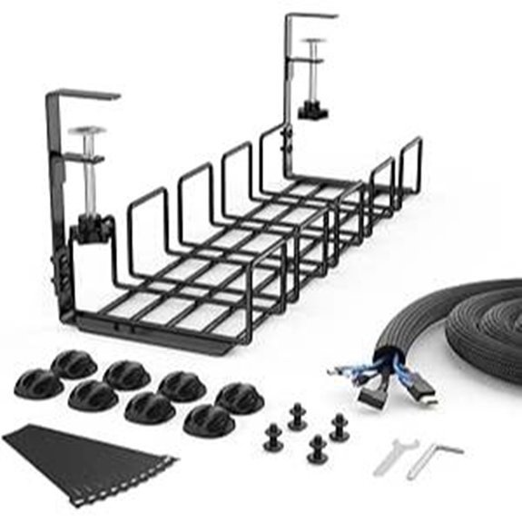 Kabelmanagement-Schreibtischklemme Organizer-Schale