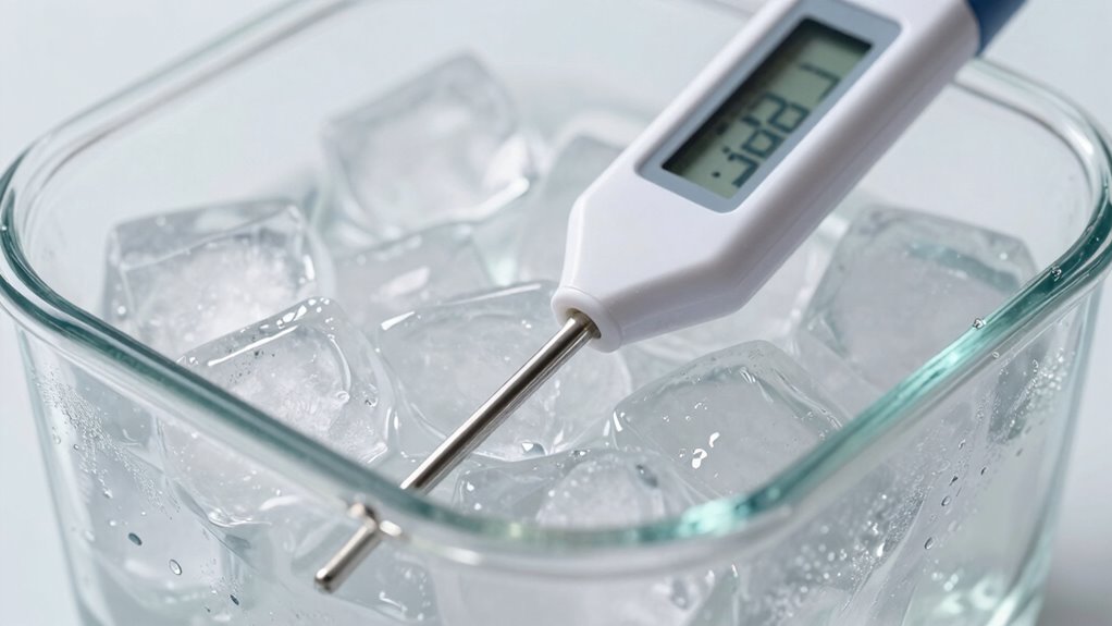 calibrate thermometer with ice