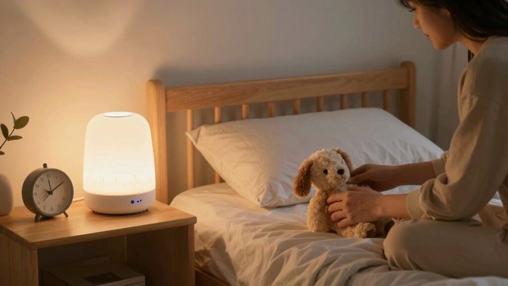 calm bedtime sound routines