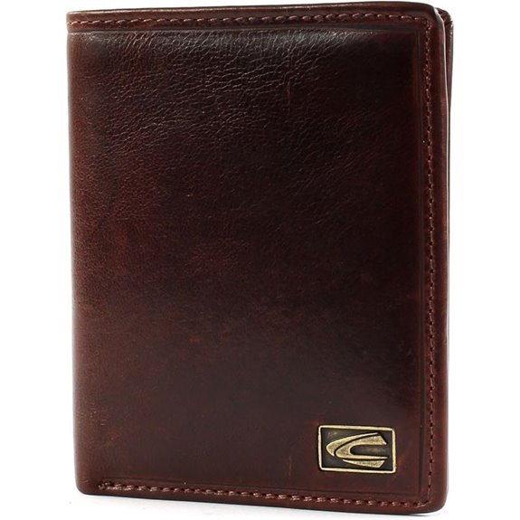 Camel Active Japan Herren Geldbörse Hochformat RFID Leder Mittelgroß