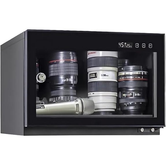 Kameralinsen-Trockenschrank mit LED-Lichtern