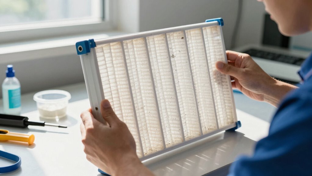 Prüfen und regelmäßig wechseln Filter