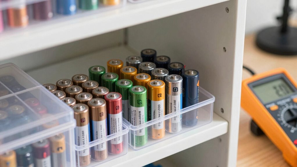 prüfe regelmäßig die Batterien und halte sie in gutem Zustand