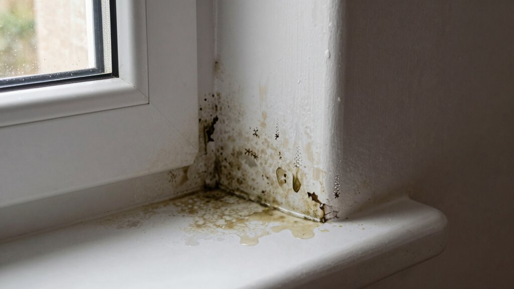 check for stains and humidity