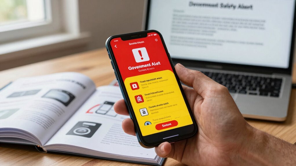 Überprüfen Sie offizielle Regierungswarnungen