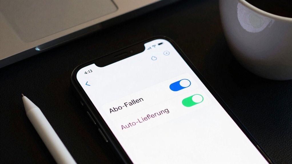Überprüfen Sie die Plattform-Abonnement-Einstellungen