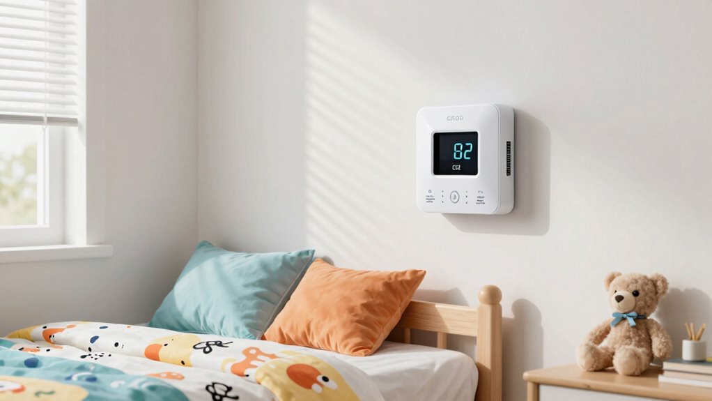 Kinderzimmer-Kohlendioxid-Warnmelder