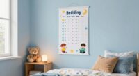 Kinder Schlafenszeit-Chart Routine