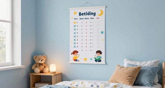 Kinder Schlafenszeit-Chart Routine