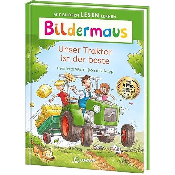 Bildermaus Tractor Reading Book for Beginners