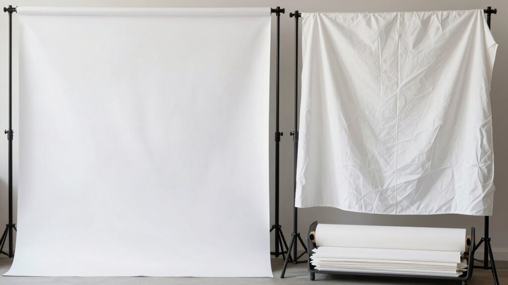 choose backdrop material wisely