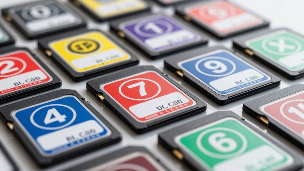 Wähle kompatible schnelle SD-Karten