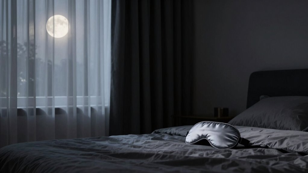 wähle Schlafmaske oder Vorhänge