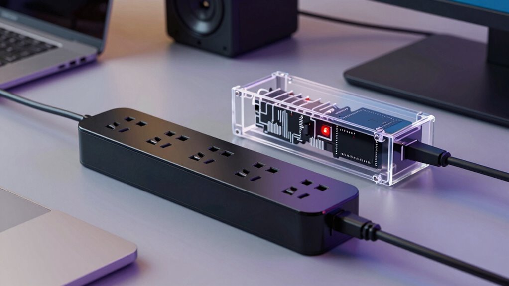 Wähle Überspannungsschutzgerät oder Steckdosenleiste