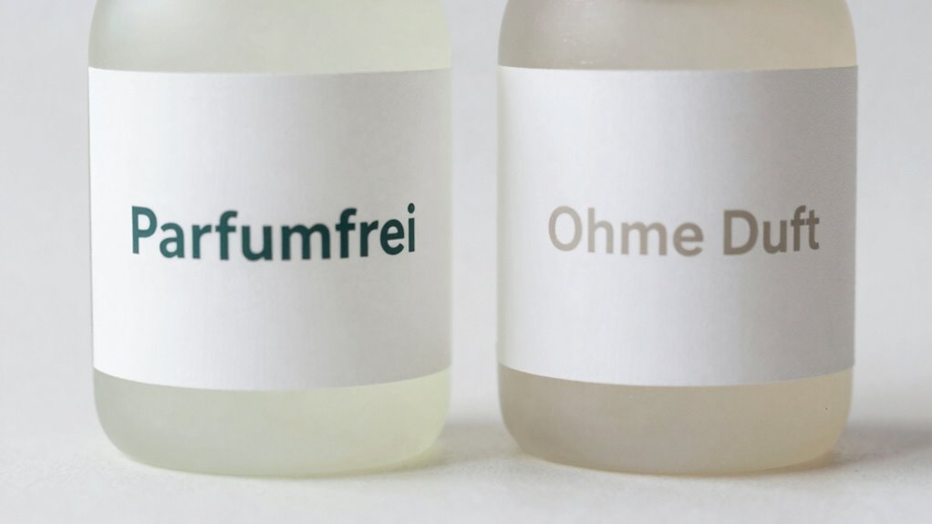 wähle transparente natürliche Hautpflege