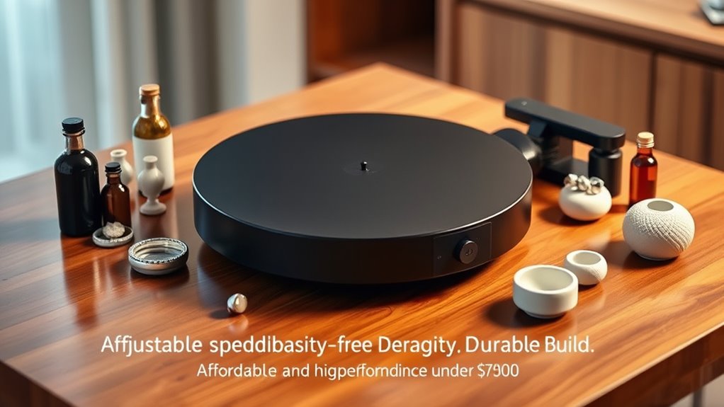 choosing affordable 360 degree turntable