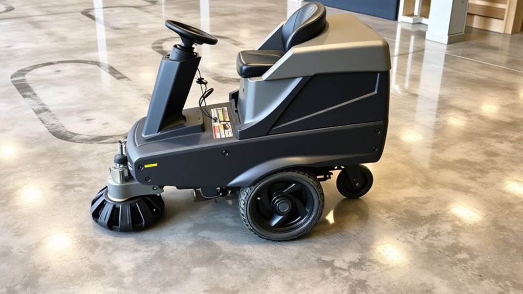 choosing effective concrete floor scrubber
