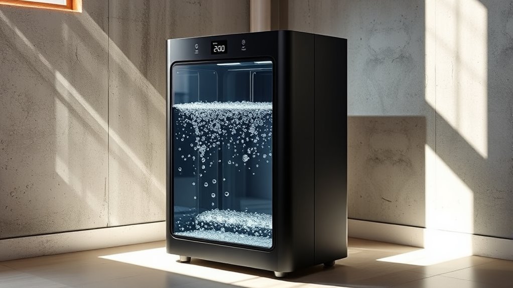 Auswahl eines großen Kapazitätsentfeuchters