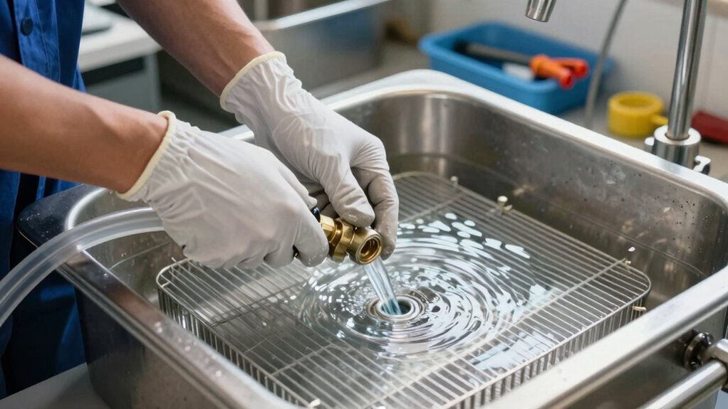 clean inspect remove debris