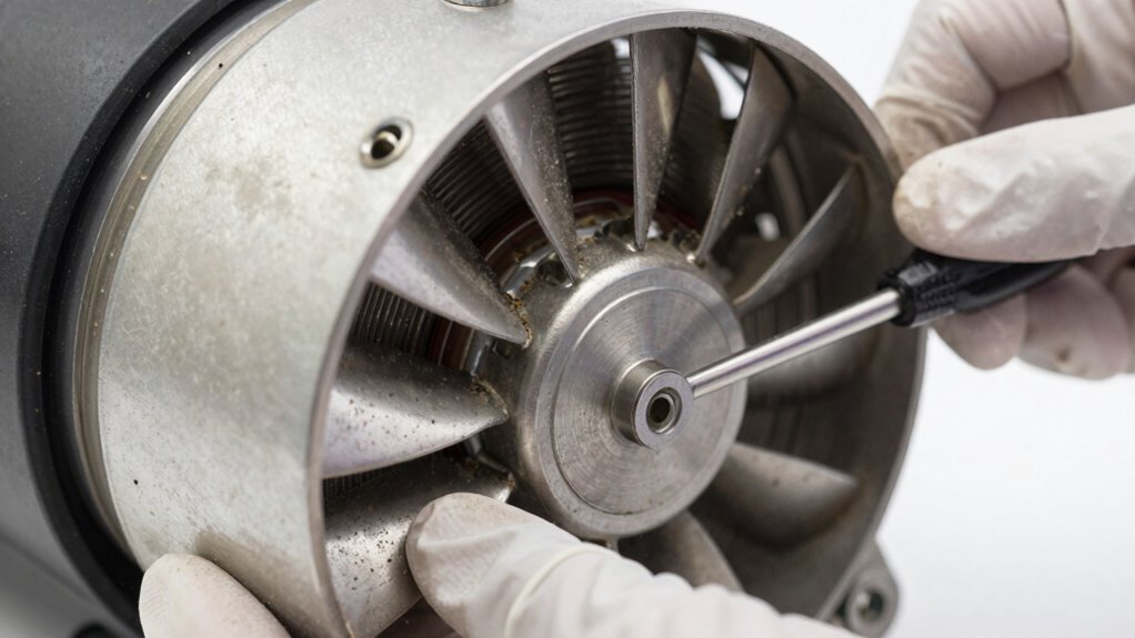 Reinigen Sie regelmäßig die Ventilatorenteile