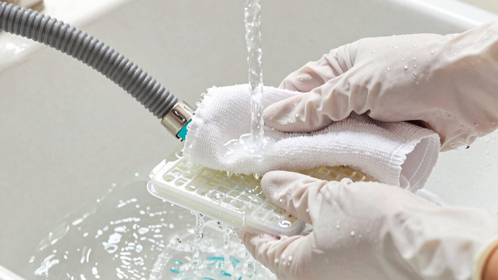 cleaning hoses and filters