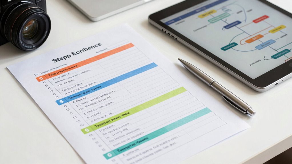 klar präzises strukturiertes Testen