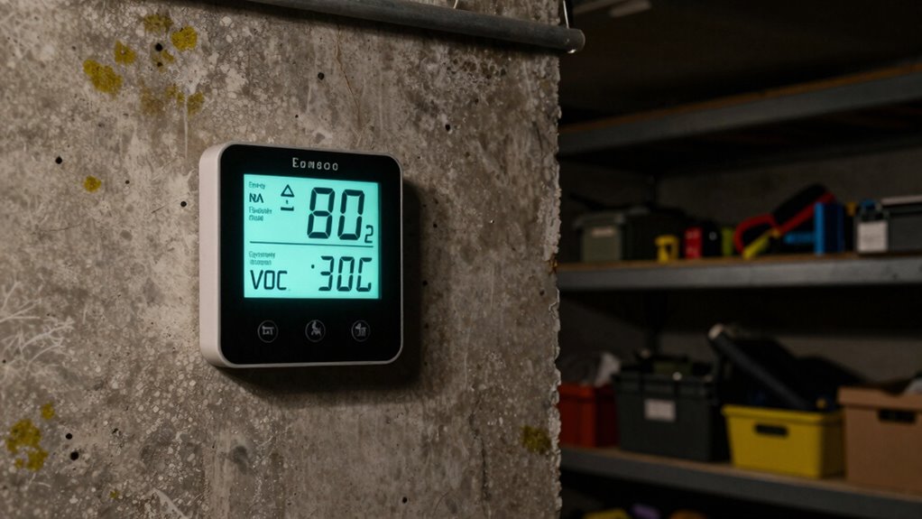 CO2 beeinflusst die Luftqualität im Keller