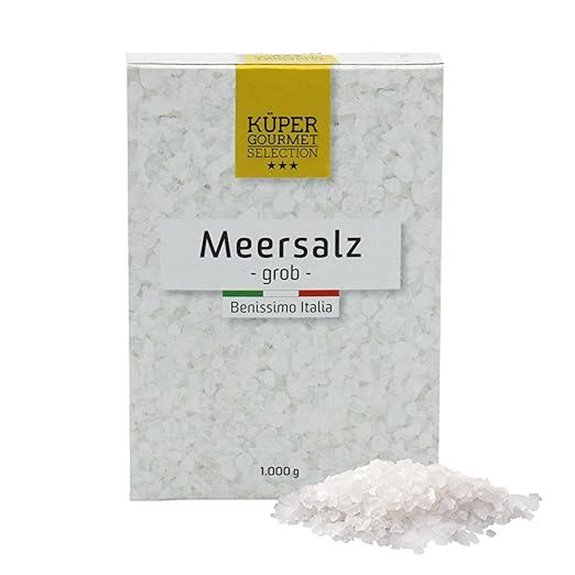 Küper Meersalz 1000 g Grobes Natürliche Würzzuberei