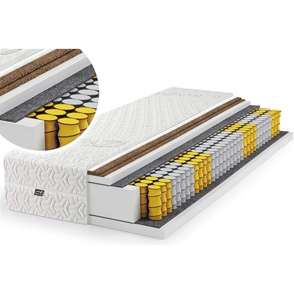 Kohle Kiefer Inlay-Federkernmatratze Kokosmatte Federkernmatratze (180 x 200)