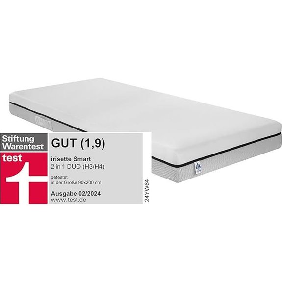 Irisette 2-in-1 Cold Foam-Matratze 90x200 cm