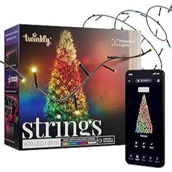 Twinkly RGB- & Weiß-LED-String-Lichter 32 m