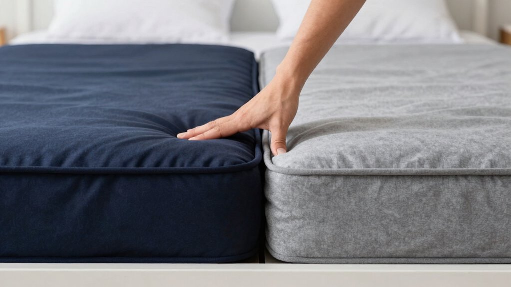 compare mattress motion transfer