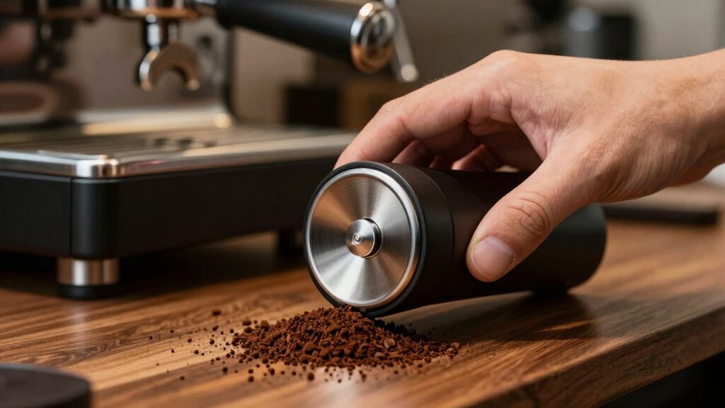 consistent grind size ensures flavor