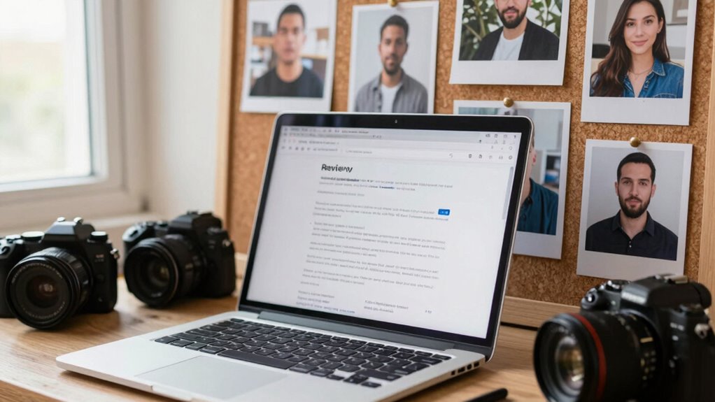 consistent review photo patterns